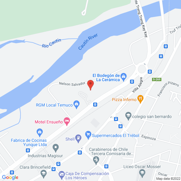 Map of Fábrica de Cocinas Krieger