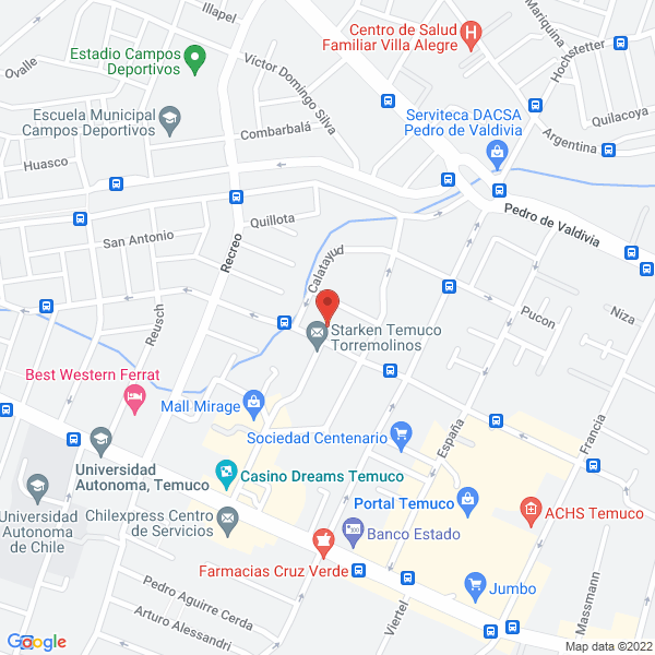 Map of Fuentes Bustamante, Rodrigo