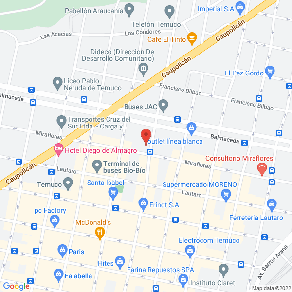 Map of Fotocopias Serof