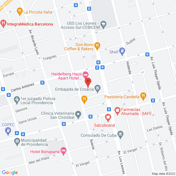 Map of Fénix Chile S.A.