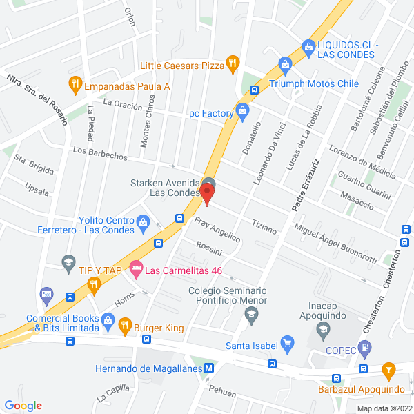 Map of Frenos Exrerss