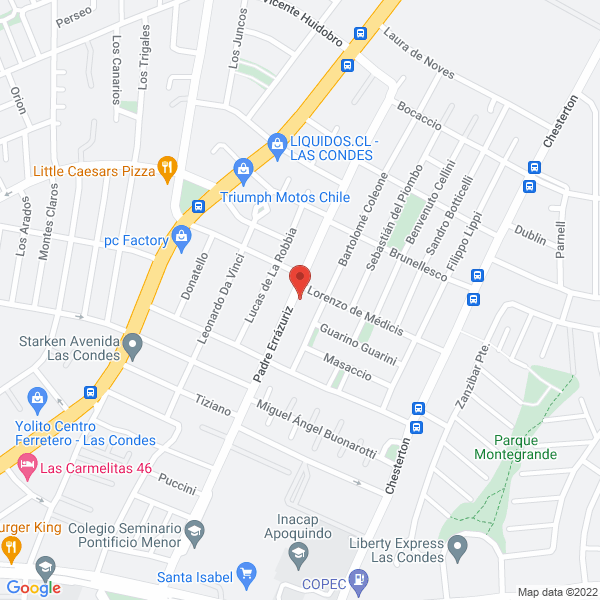 Map of Fumigaciones CreAmbiente Ltda.
