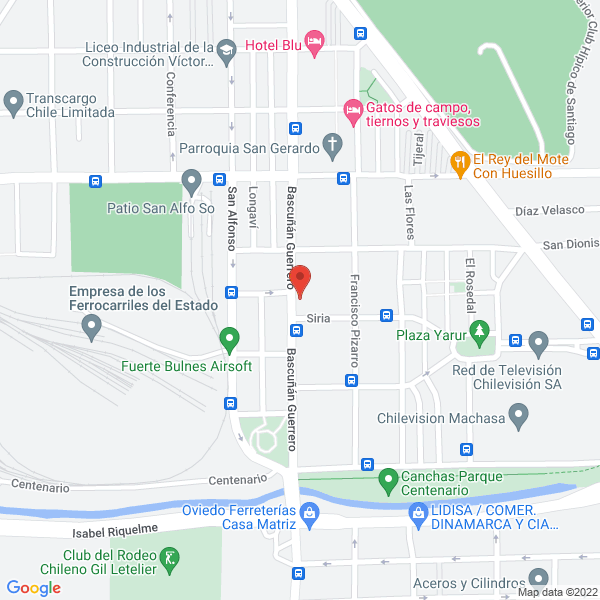 Map of Frenos Chago