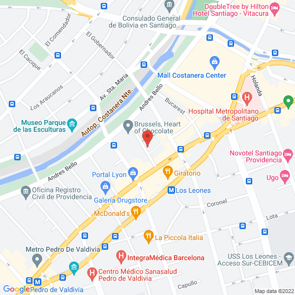 Map of FDA Ingenieros Ltda.