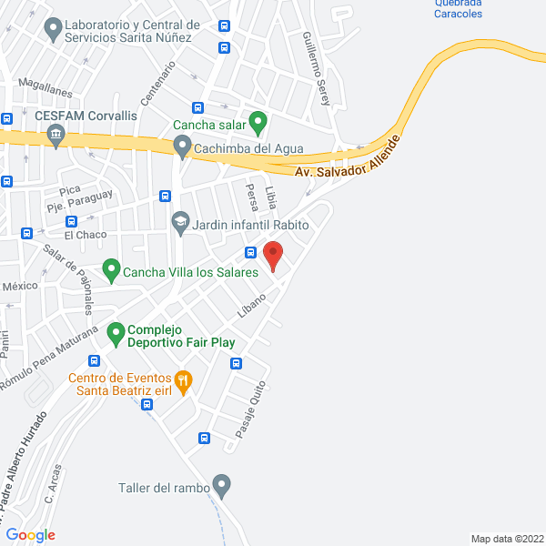 Map of Funerarias La Paz de Cristo