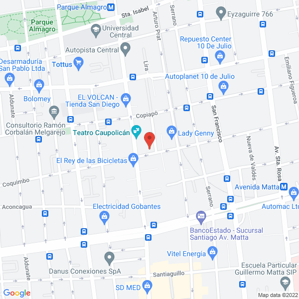 Map of Fernández Baltra Limitada