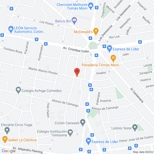 Map of Física y Matemáticas.cl