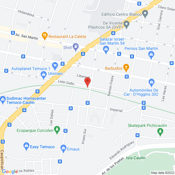 Map of Frenos Carrocar