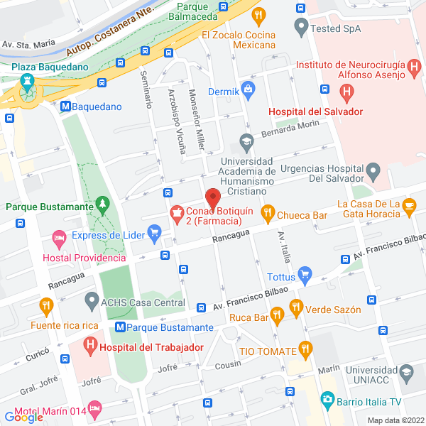 Map of Funiber