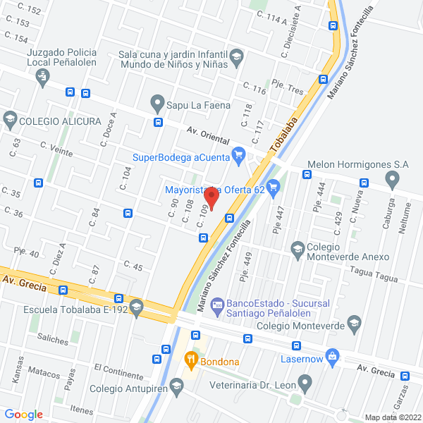 Map of Factorinformático