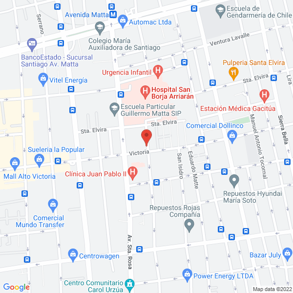 Map of Fortunato Taller Profesional de Reparación de Ropa