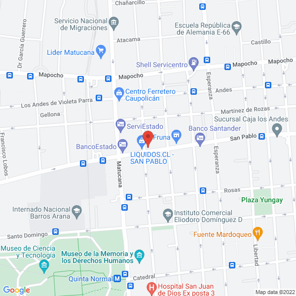 Map of Fabrica de Masas la Criolla