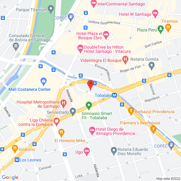 Map of Fernando Andres Concha Valderrama