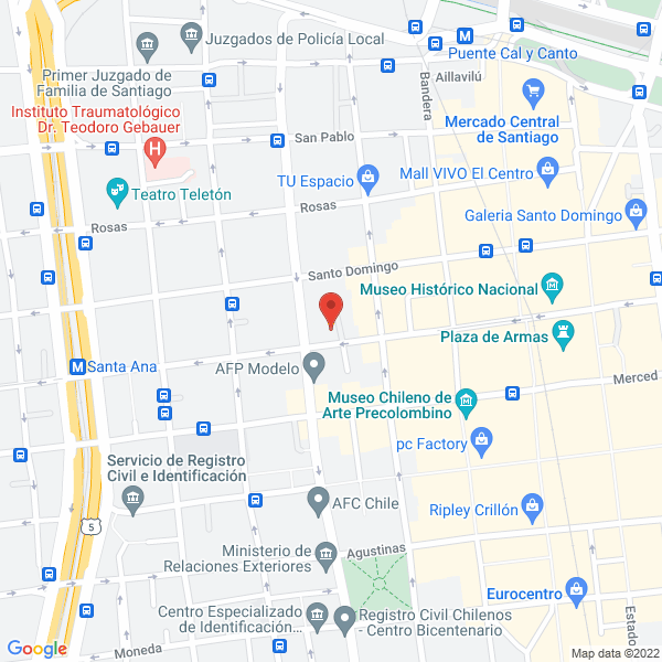 Map of Felipe Olavarria y Cia Ltda
