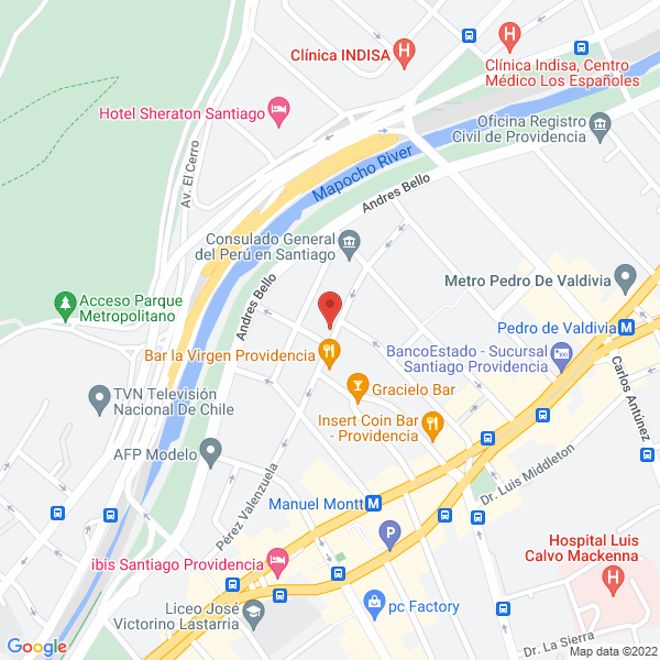 Map of Ferrada Valenzuela, Carlos