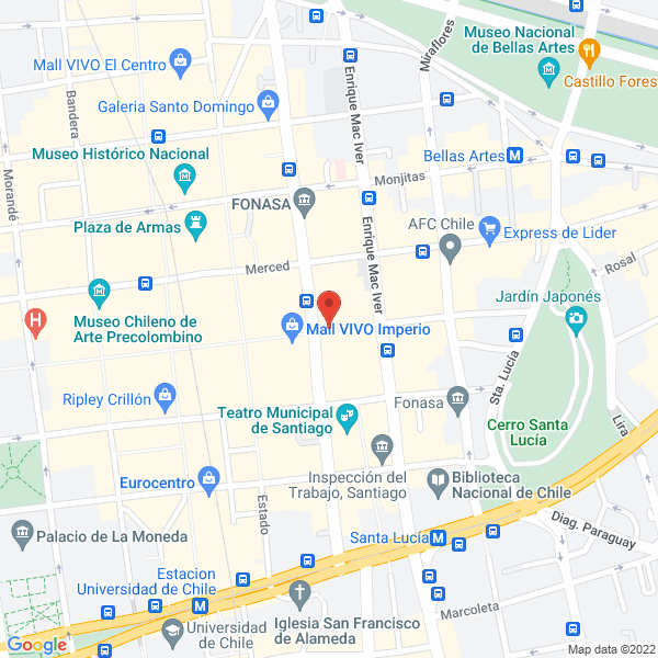 Map of Fuentes & Shae Consultores Limitada