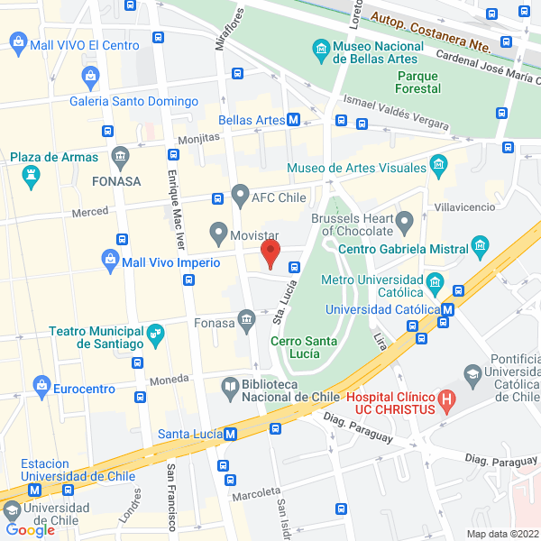 Map of Foxworld de Transporte y Logistica Limitada