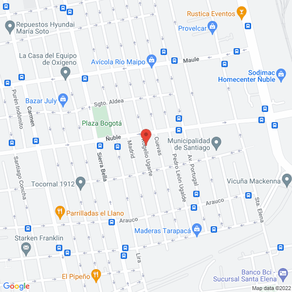 Map of Fuad Ramon Cuzmar Sanabria