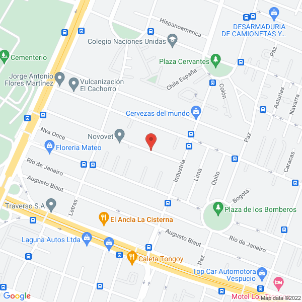 Map of Fénix Ingeniería Informática