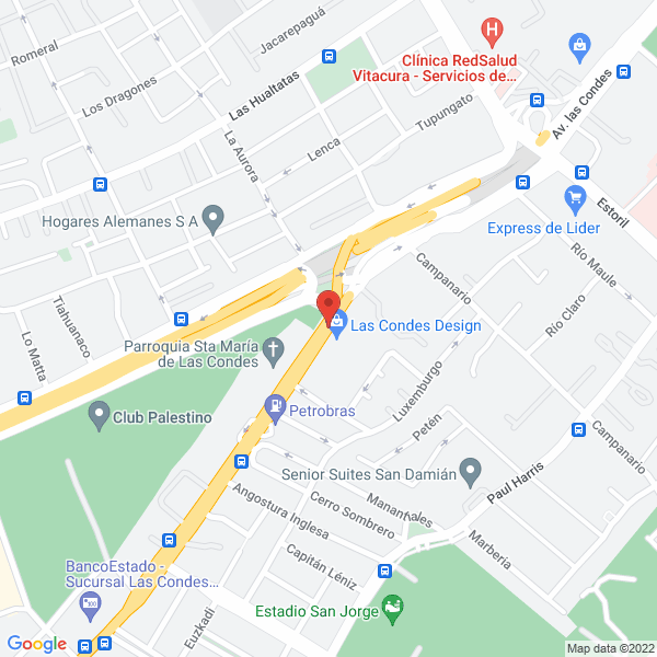 Map of Frontsuite