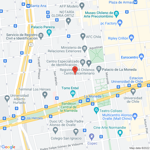 Map of Fotocopias e Impresiones