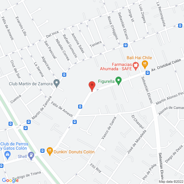 Map of Fundación Chile Inteligente