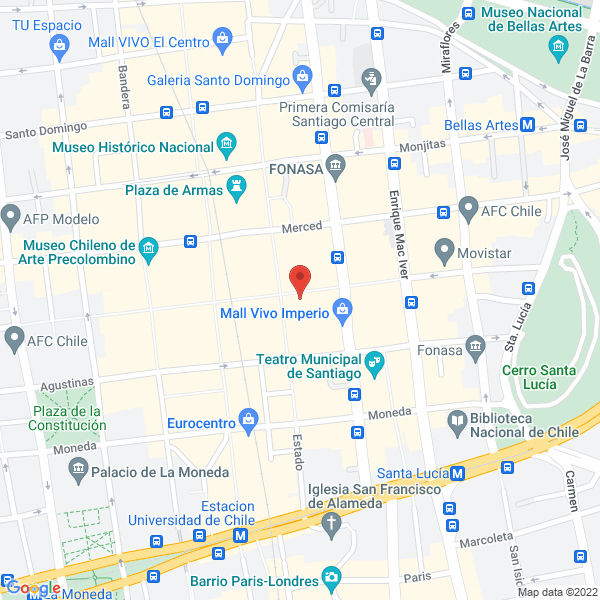 Map of FocusRad - Radiología Dental y Maxilofacial
