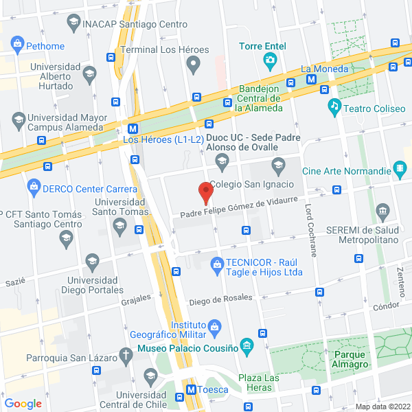 Map of Grupo Capacitación Educacional Icel
