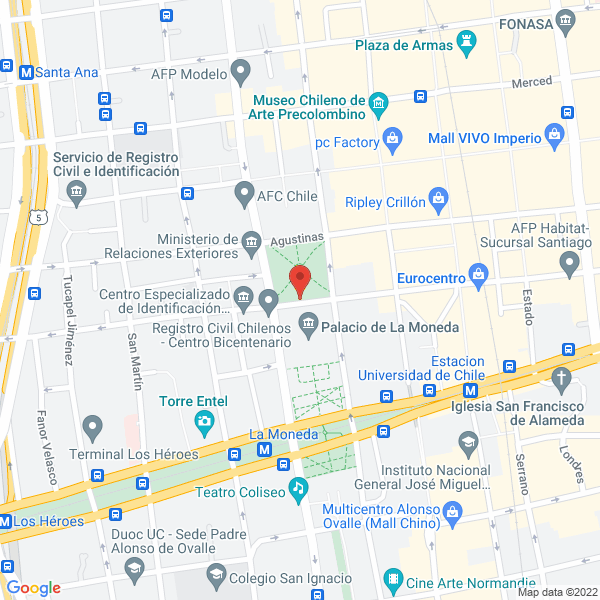 Map of Gplus Ingeniería Ltda.