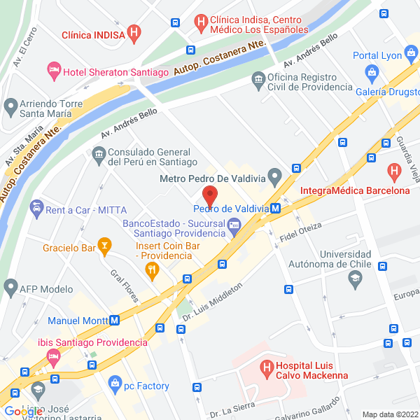 Map of Gestión Ambiental Consultores