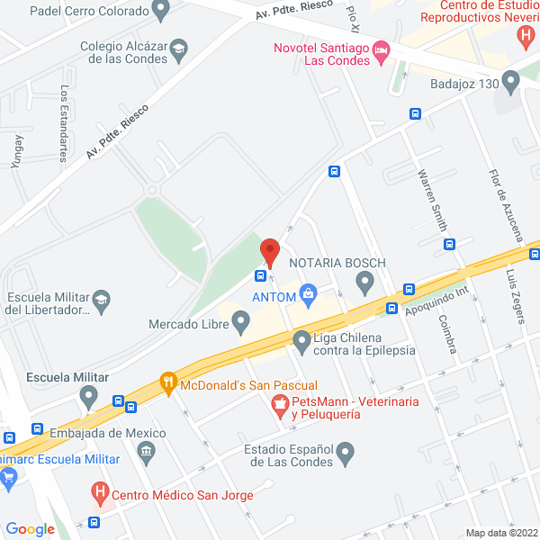 Map of Grey Chile S.A.