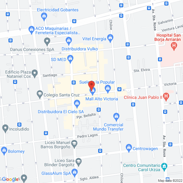 Map of G & G Espuma Color