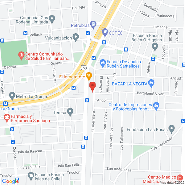 Map of Gajardo Hernández, José Luis