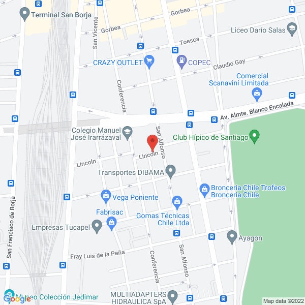 Map of Gasmi Ltda.