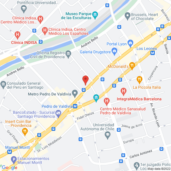 Map of G y G Ltda. Cerco Eléctrico