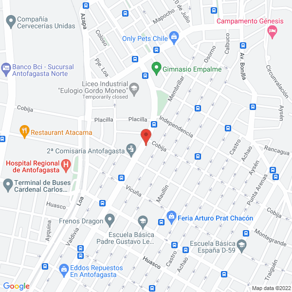Map of Gadaser Ltda.