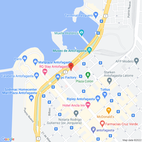 Map of Guaman Céspedes Antonio