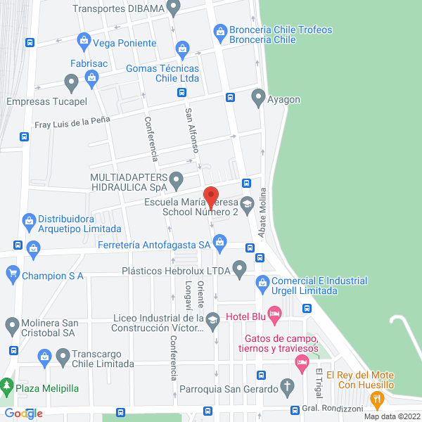 Map of Gasfitería Orellana