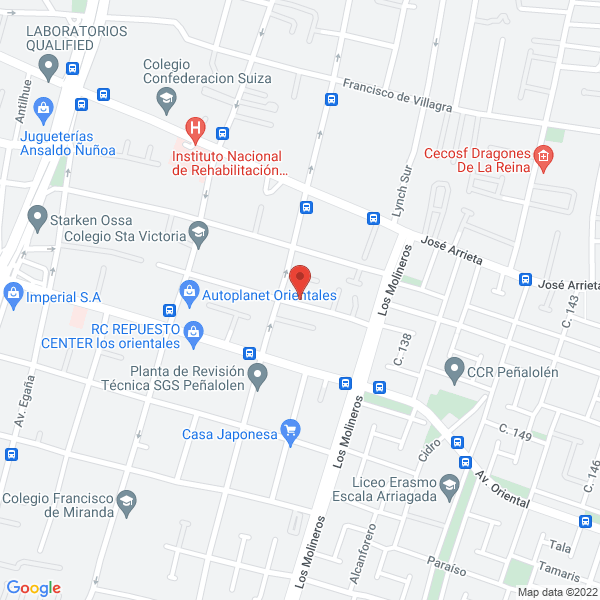 Map of Gastón Castillo