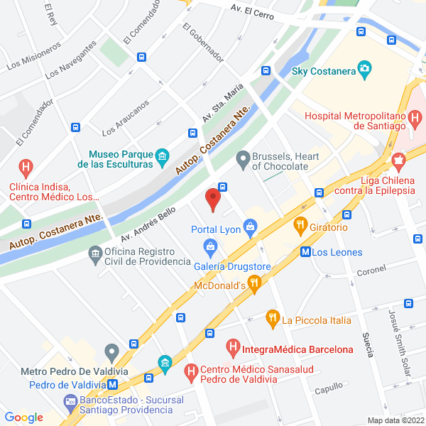 Map of Gestiona Propiedades