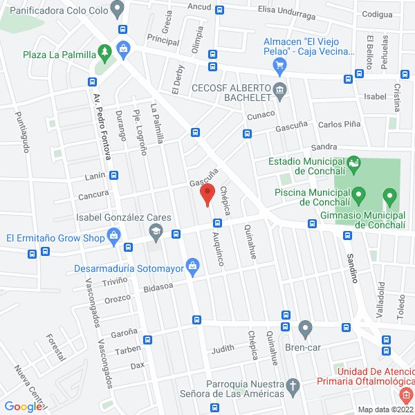 Map of Gómez Construcciones