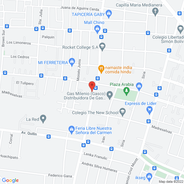 Map of Gasein Ltda.