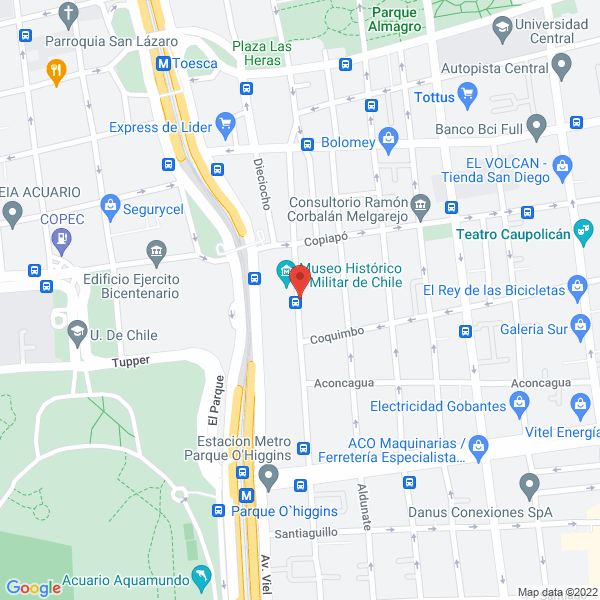 Map of Garage Doria Ltda.