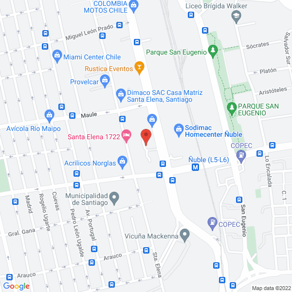 Map of Gs Milenio