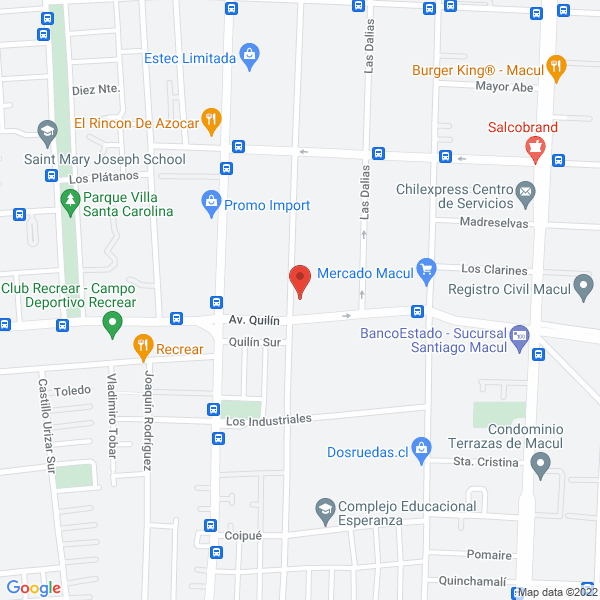Map of Gecam Ltda