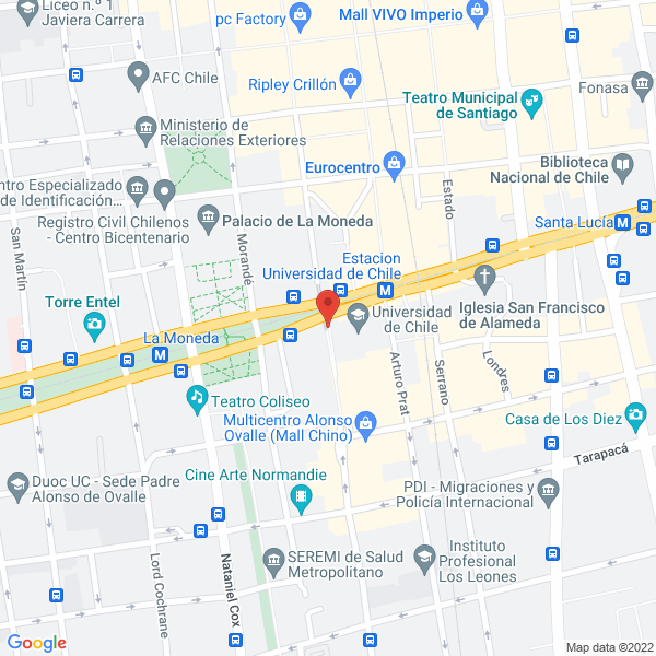 Map of GDE