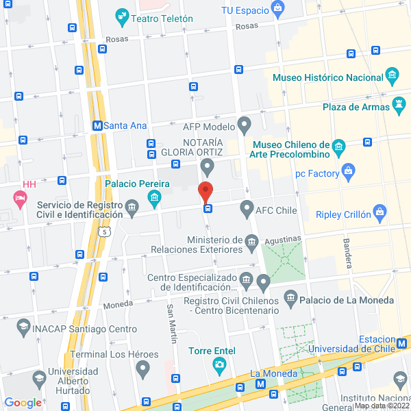 Map of Geofe