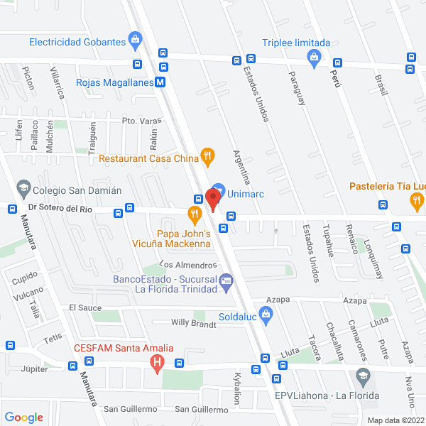 Map of Gadiel Ltda.