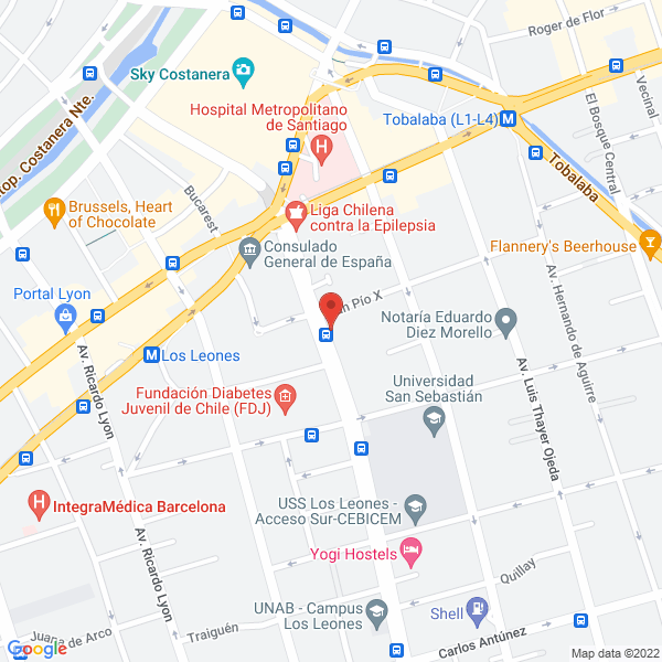 Map of G & S Ingenieros