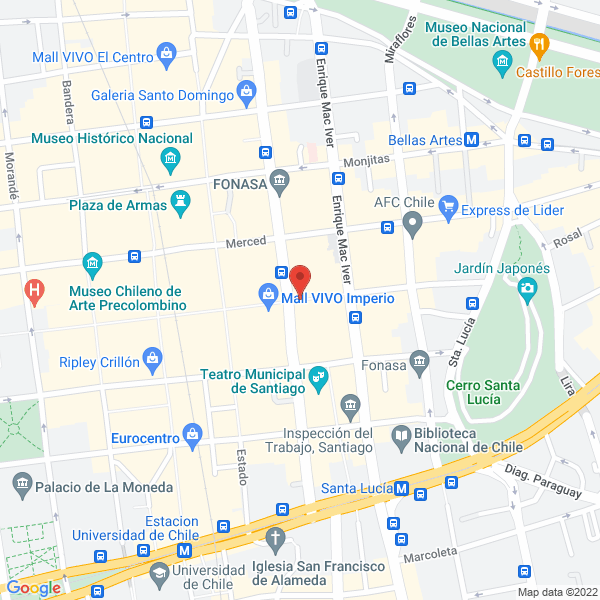 Map of Guacolda y Asociado